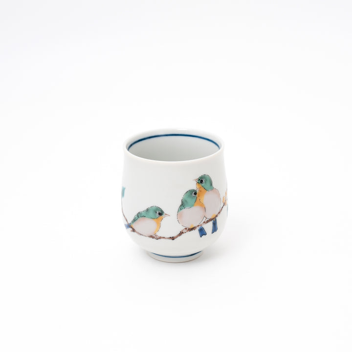 Seikagama Kutani Ware handmade yamagara japanese tea cup