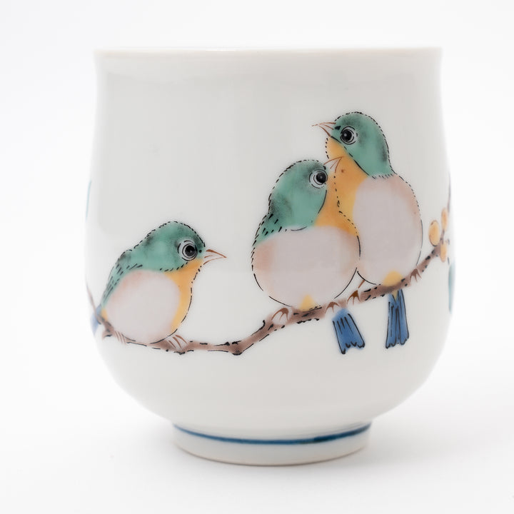 Seikagama Kutani Ware handmade yamagara japanese tea cup