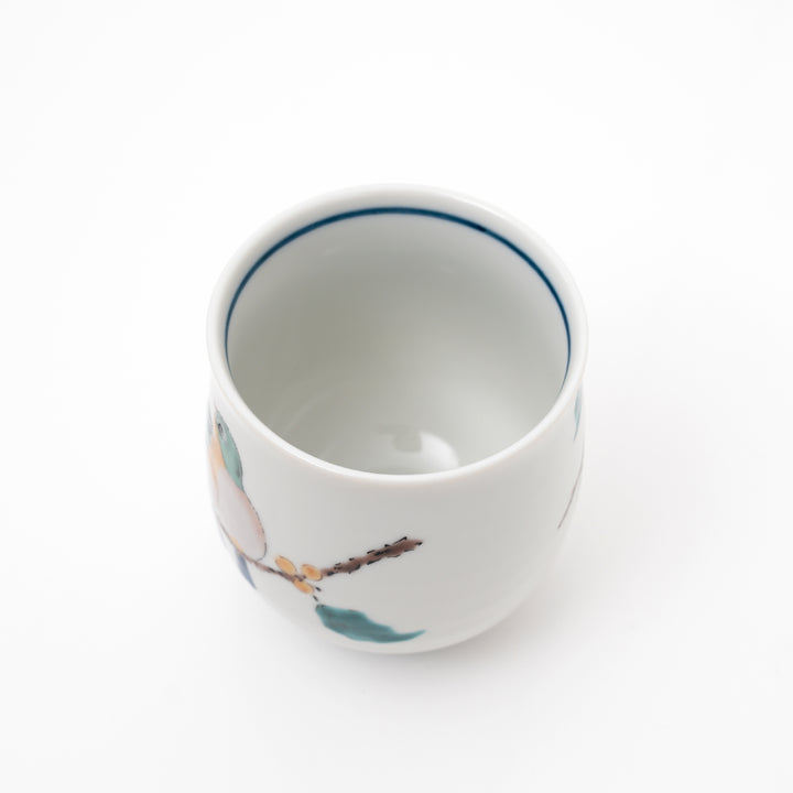 Seikagama Kutani Ware handmade yamagara japanese tea cup