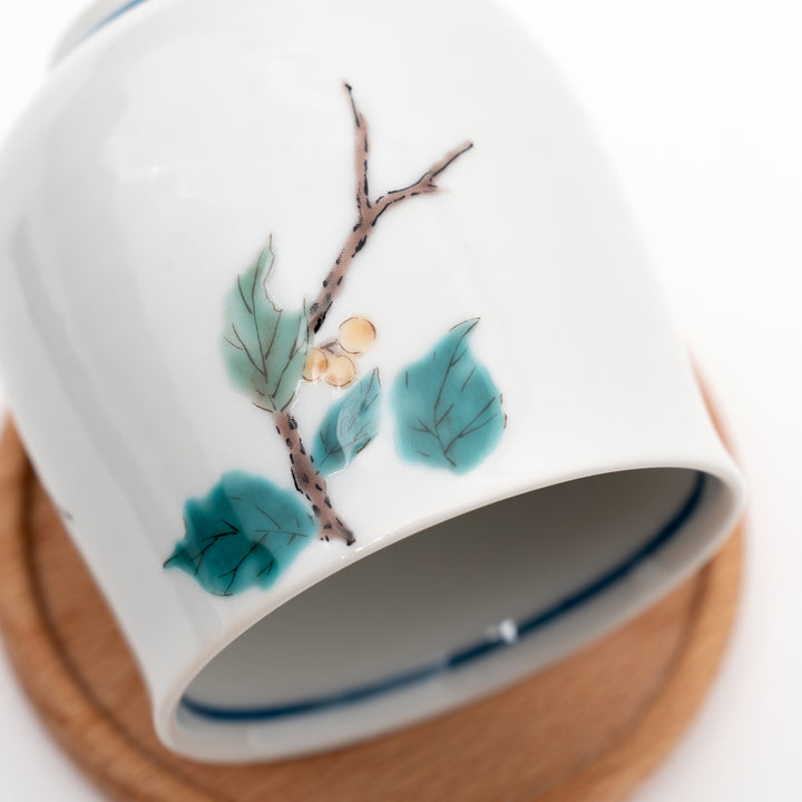 Seikagama Kutani Ware handmade yamagara japanese tea cup