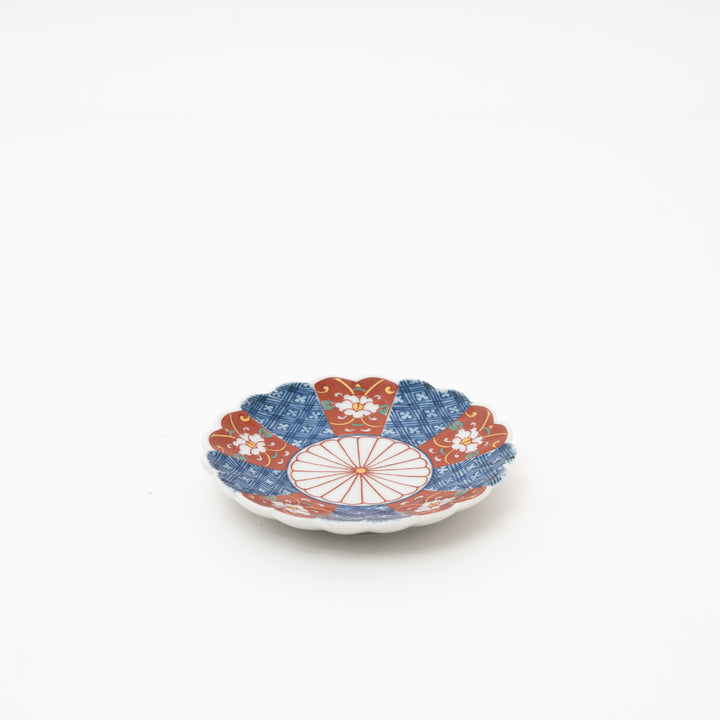 Kikuwari Chrysanthemum-Shaped Small Dish