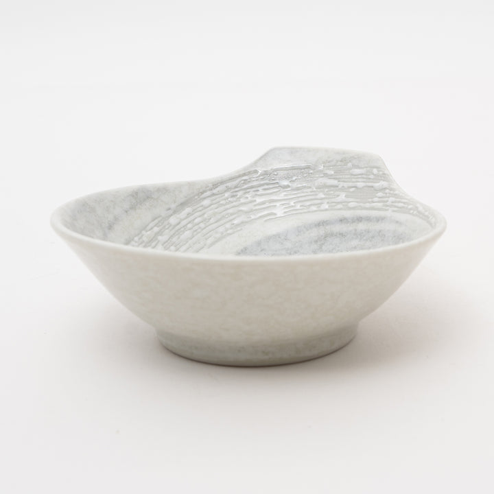 Japanese Hakusetsu Small Bowl with Handle