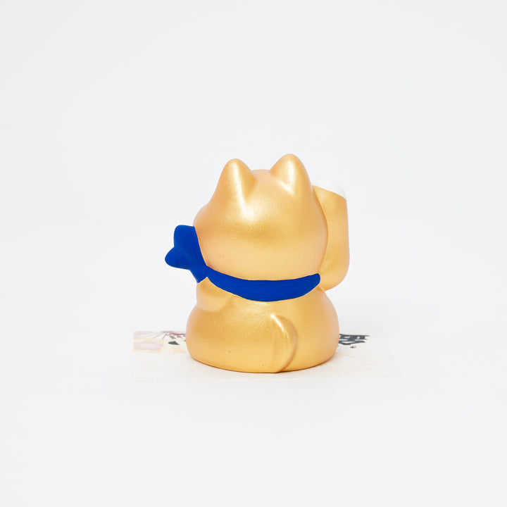 Golden Beckoning Shiba Inu Figurine