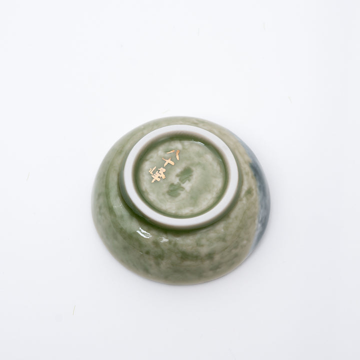 Handmade Golden Line Celadon Dip Bowl