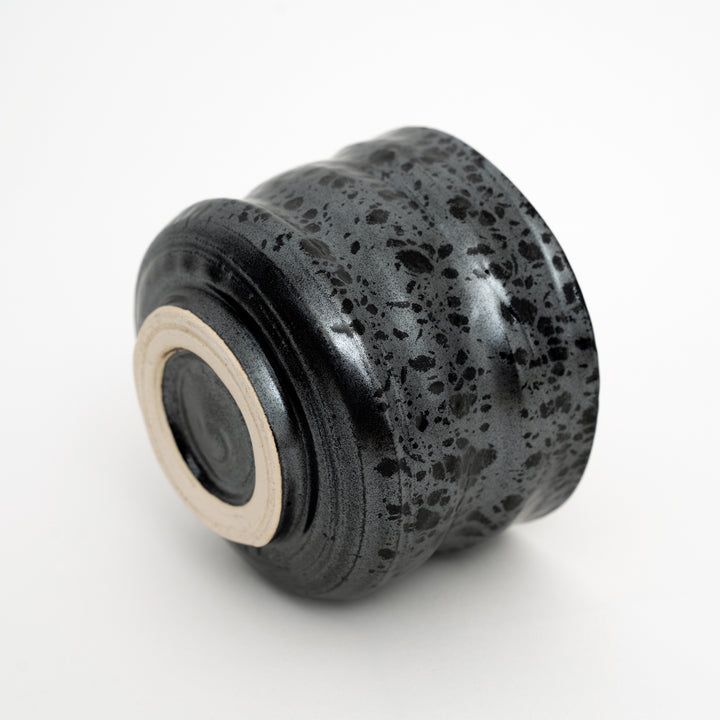 Handmade Tenmoku Mino Ware Black Matcha Bowl