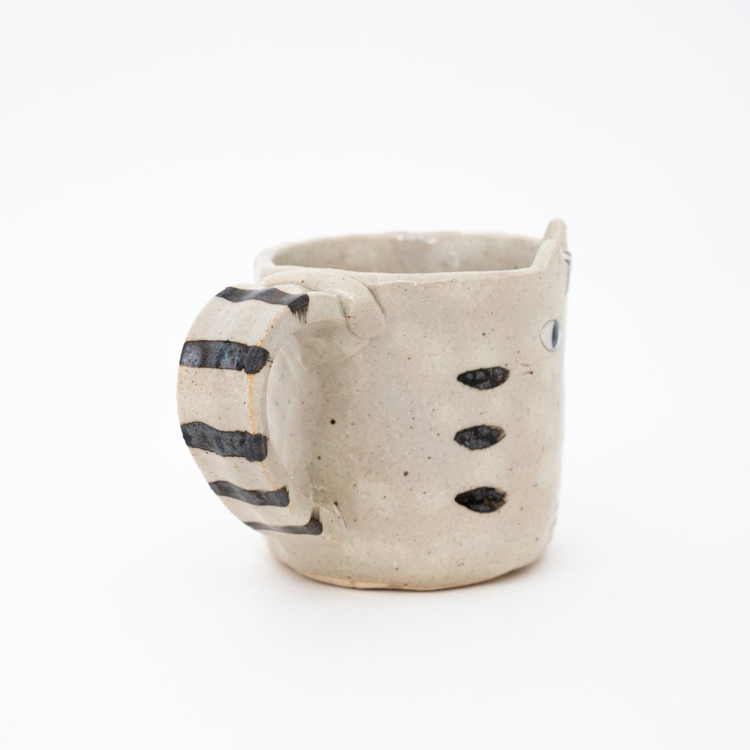 Adorable Hand-Painted Cat Mug