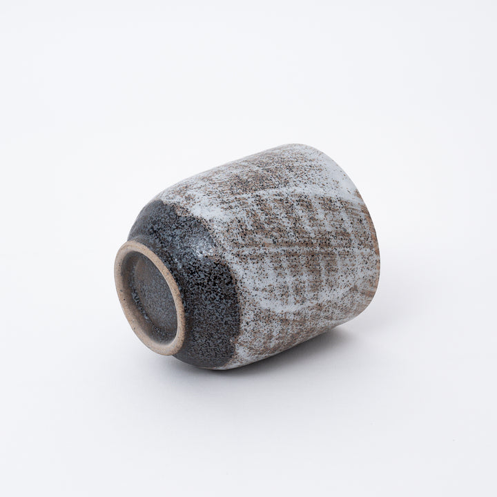 Japanese Shino Glaze Brown Yunomi Tea Cup