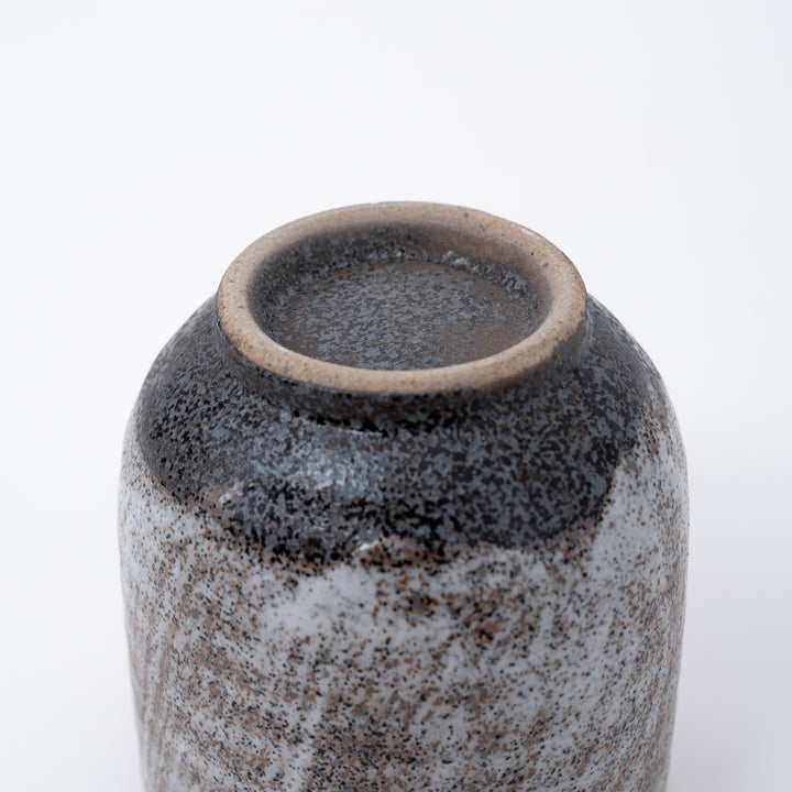 Japanese Shino Glaze Brown Yunomi Tea Cup