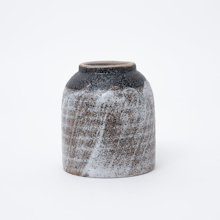 Japanese Shino Glaze Brown Yunomi Tea Cup