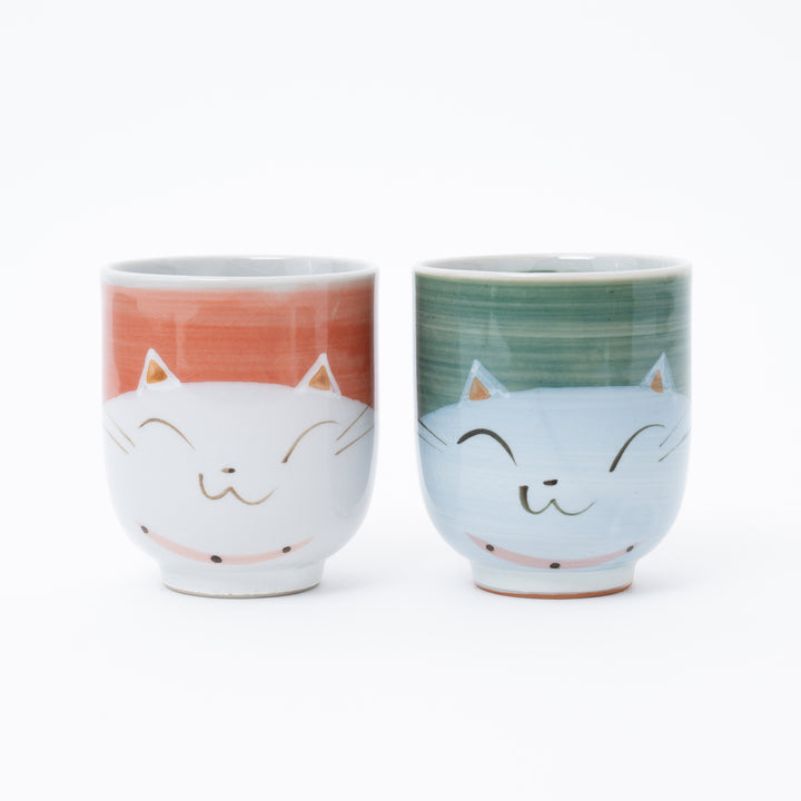 handmade Cat Yunomi Tea Cup