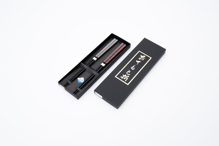 Wooden Chopstick Gift Box Set - 2 Pairs