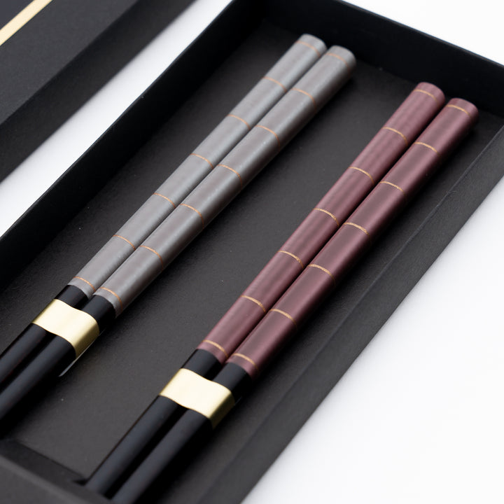 Wooden Chopstick Gift Box Set - 2 Pairs