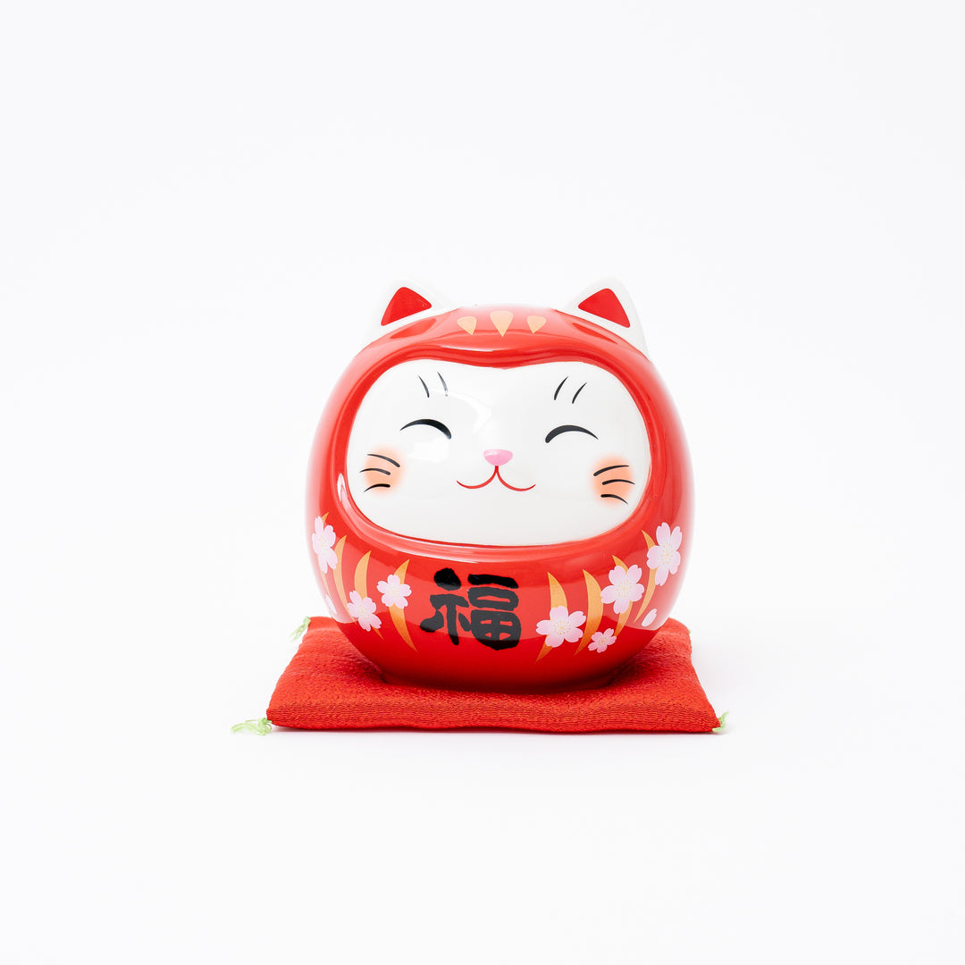Daruma Lucky Cat Maneki Neko yakushigama