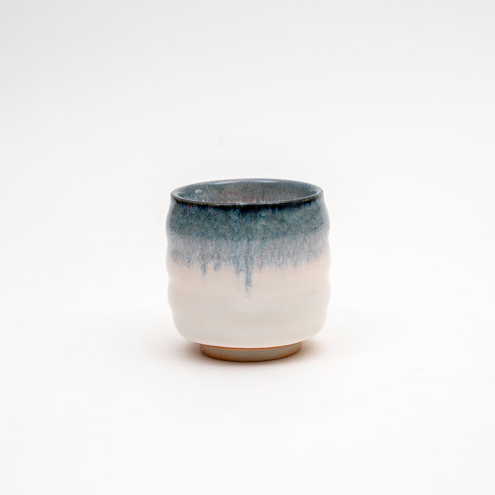 Mino Ware Handmade Blue Haze Japanese Tea Cup