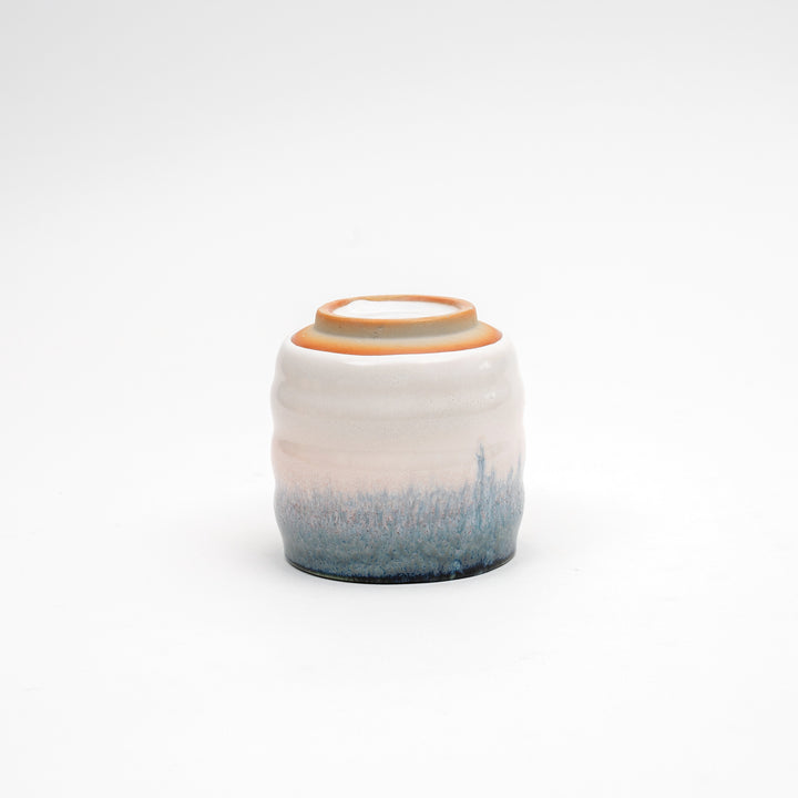 Mino Ware Handmade Blue Haze Japanese Tea Cup
