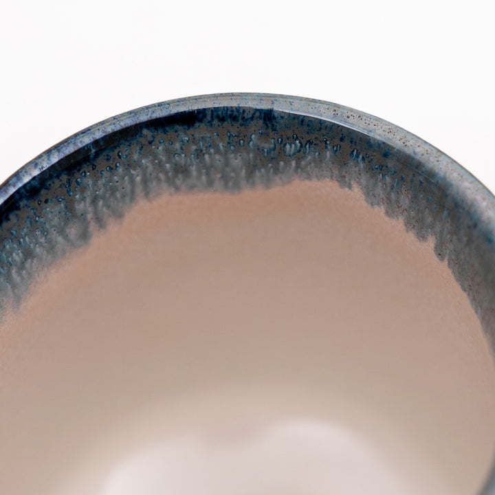 Mino Ware Handmade Blue Haze Japanese Tea Cup