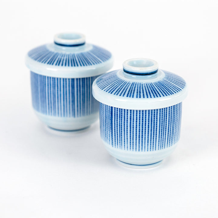 Mino Ware Tokusa Chawanmushi Cup with Lid
