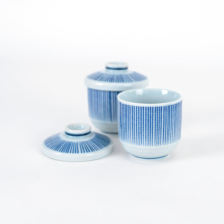Mino Ware Tokusa Chawanmushi Cup with Lid