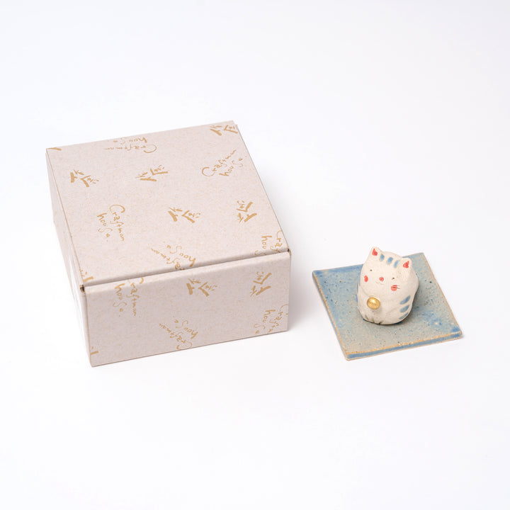 Craftman House - Handmade Cute Cat Incense Holder