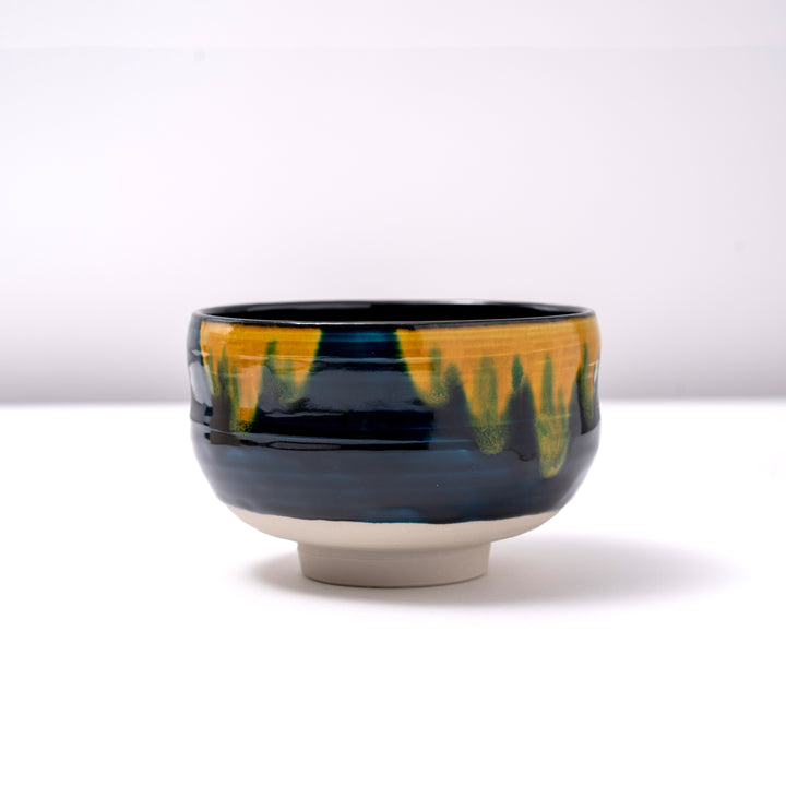 Kutani Ware Handcrafted Matcha Bowl