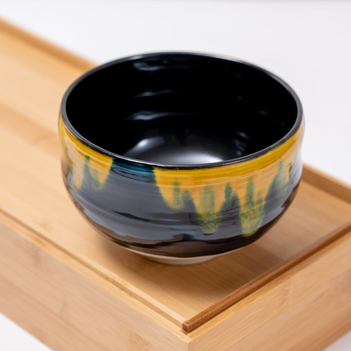 Kutani Ware Handcrafted Matcha Bowl