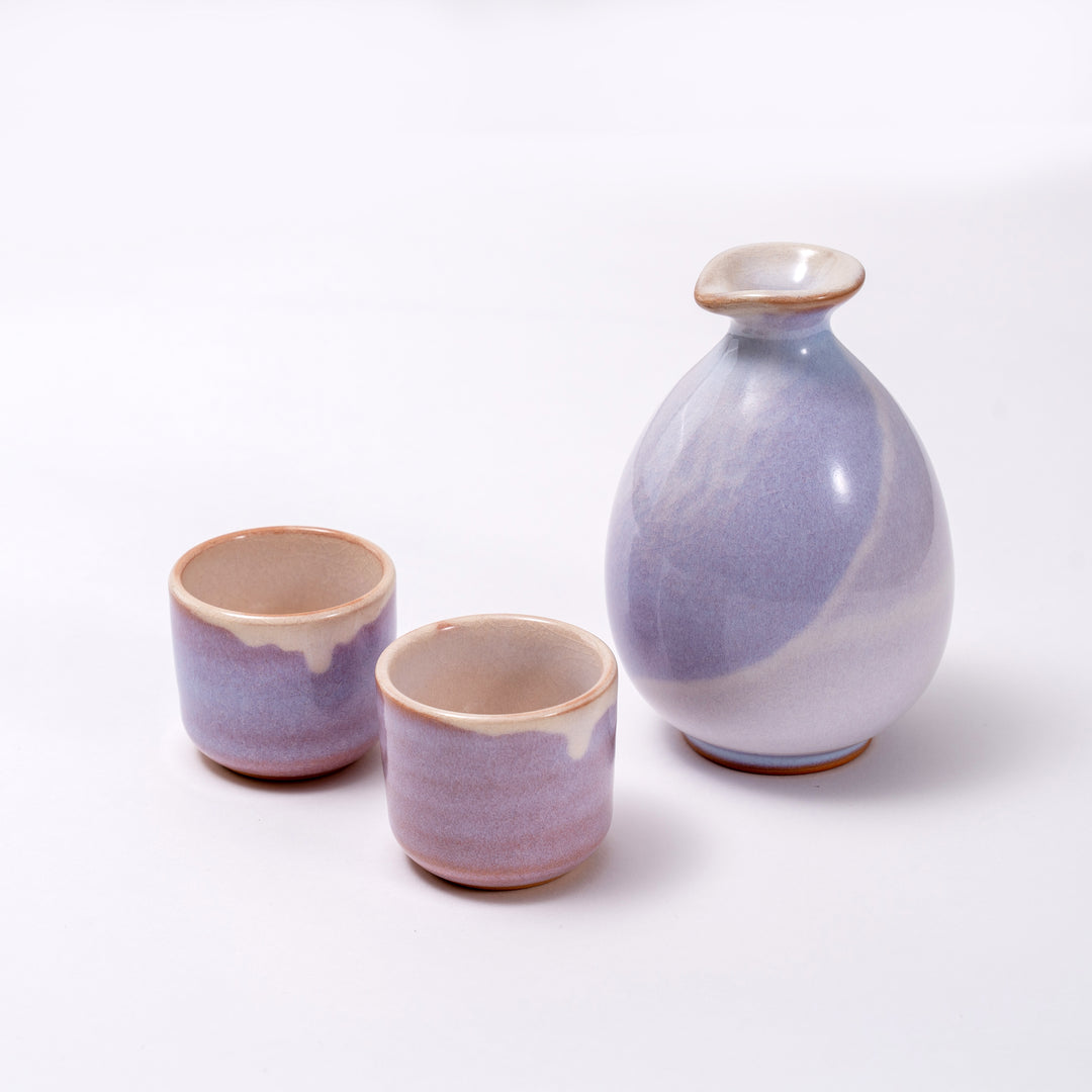 Handmade hagi Sake Cups gift set Made in Japn