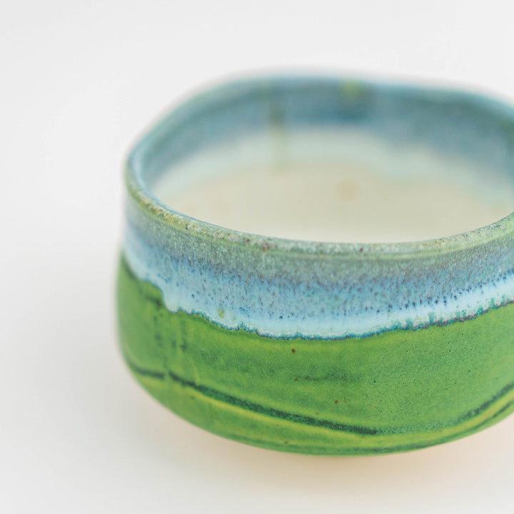 Handmade Matcha Bowl | Deep Sea