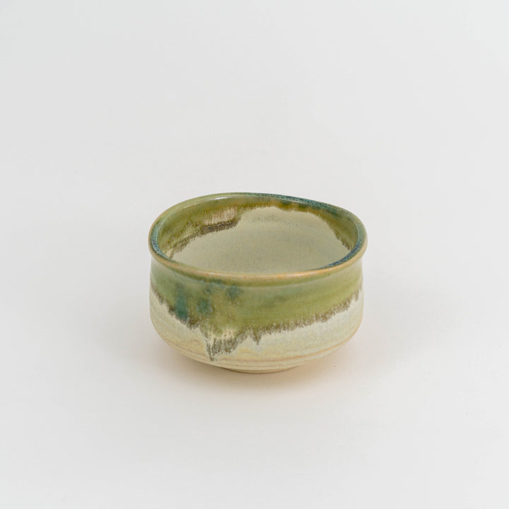 Handcrafted Wabi Sabi Crackle Glazed Matcha Bowl