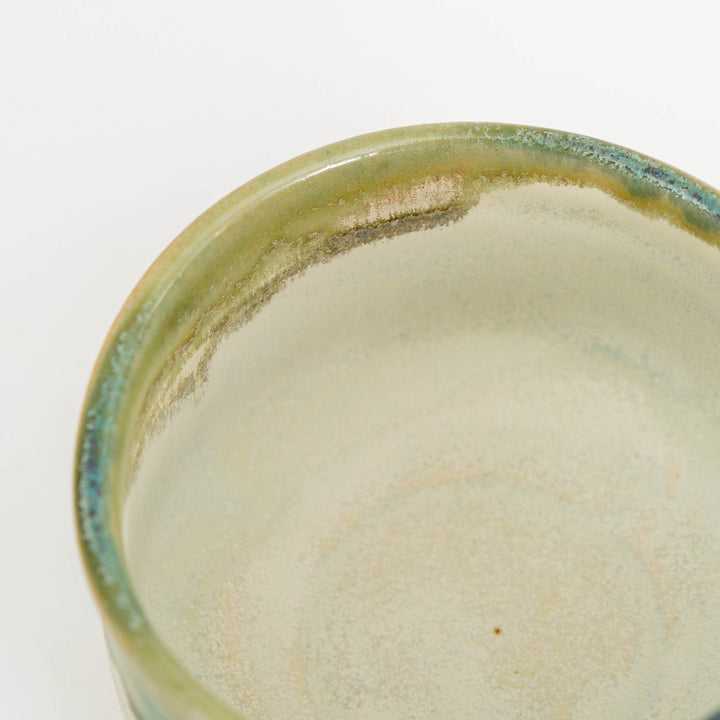 Handcrafted Wabi Sabi Crackle Glazed Matcha Bowl