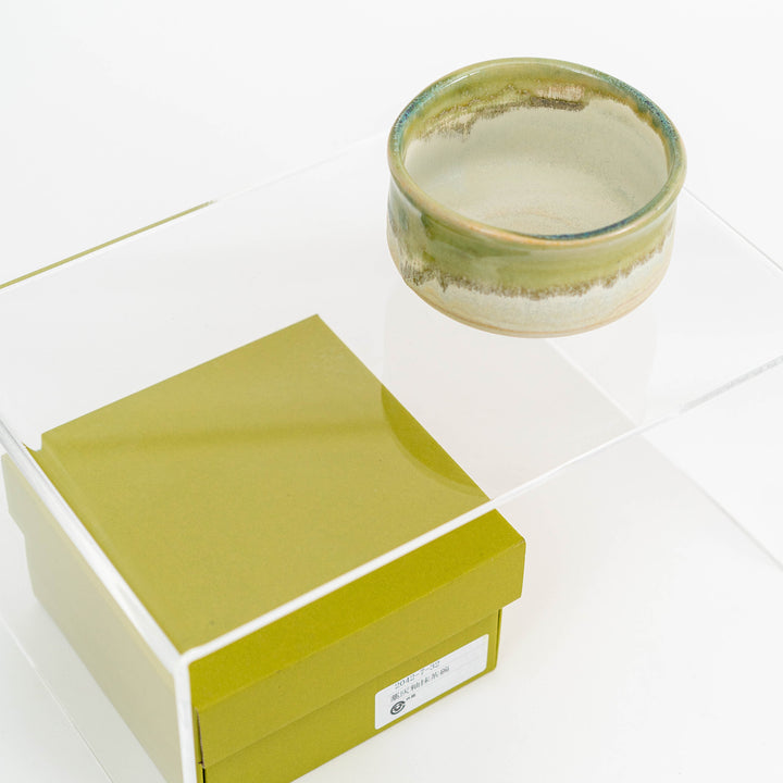 Handcrafted Wabi Sabi Crackle Glazed Matcha Bowl