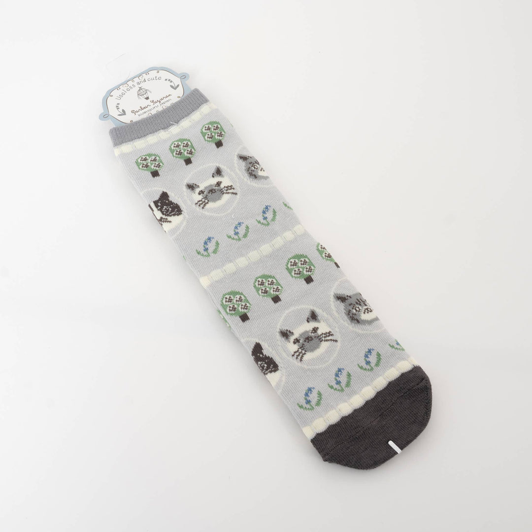 Whimsical Japanese Character Knit Crew Socks Kusuguru Japan