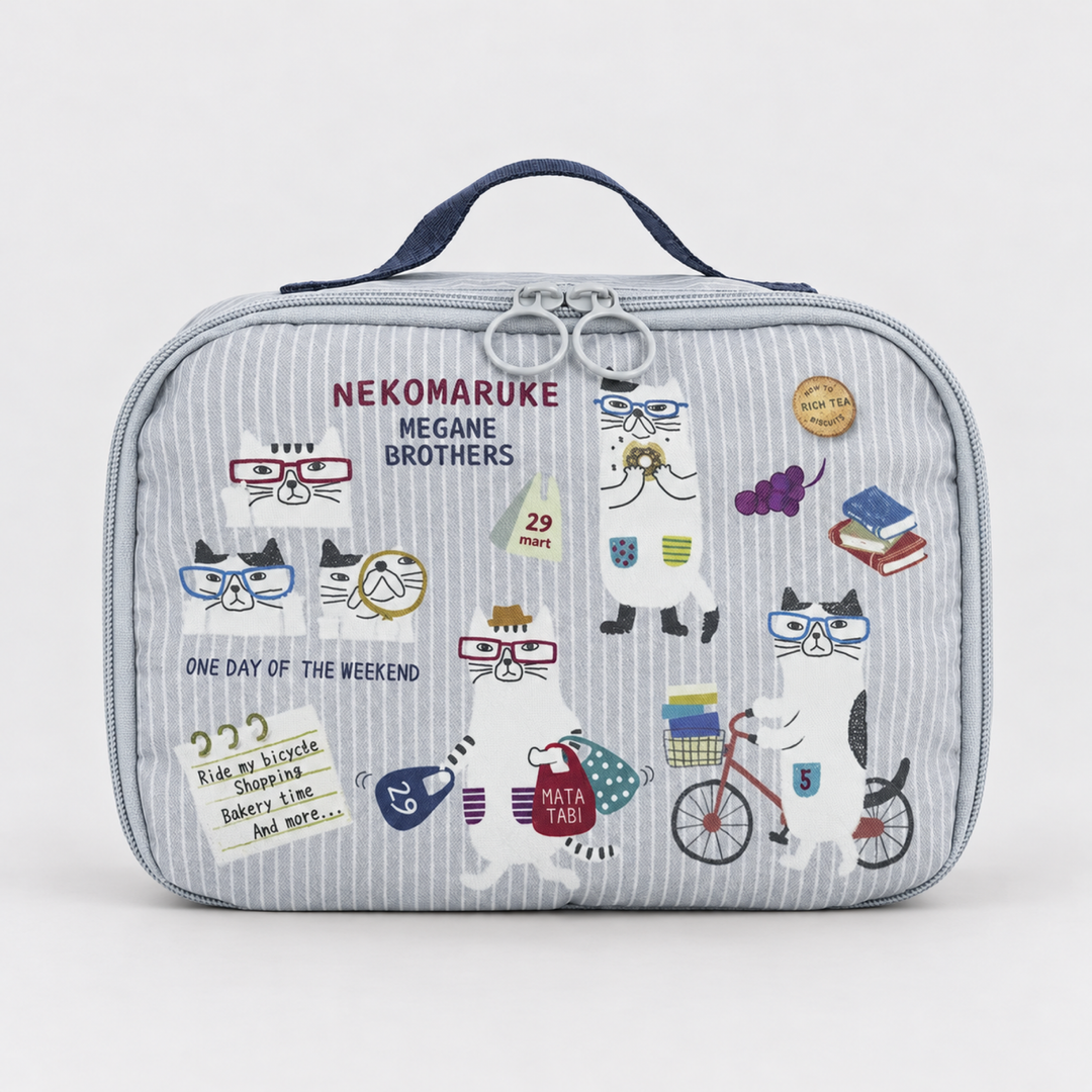 Kusuguru Japan Hanging Toiletry Bag & Removable Mesh Pouch image 9