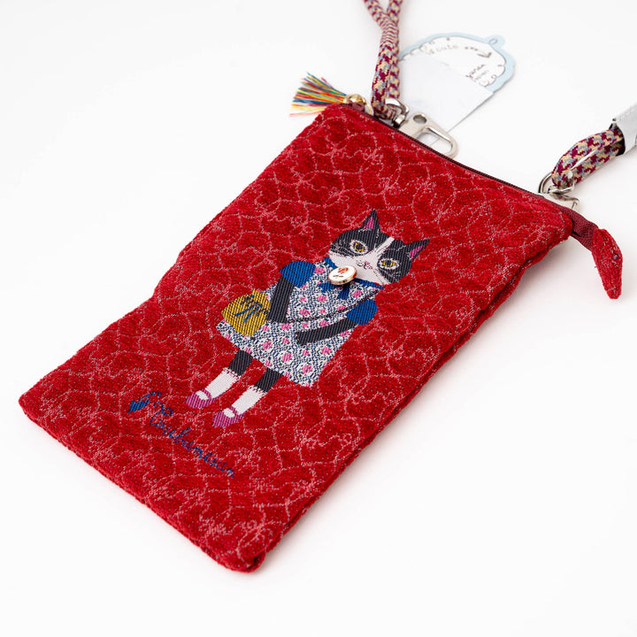Kusuguru Japan "Honey Bean Princess" Jacquard Pouch 