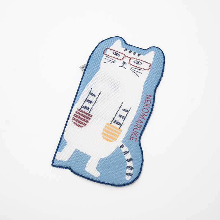 Kusuguru Japan Whimsical Cat-Themed Quick-Dry Mesh Drying Mat Collection