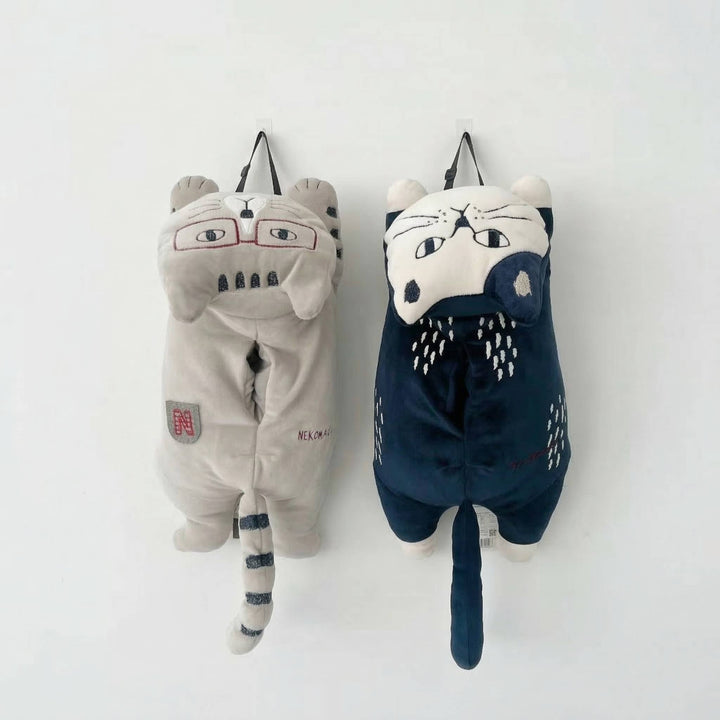 Kusuguru Japan Cat Plush Tissue Box Cover