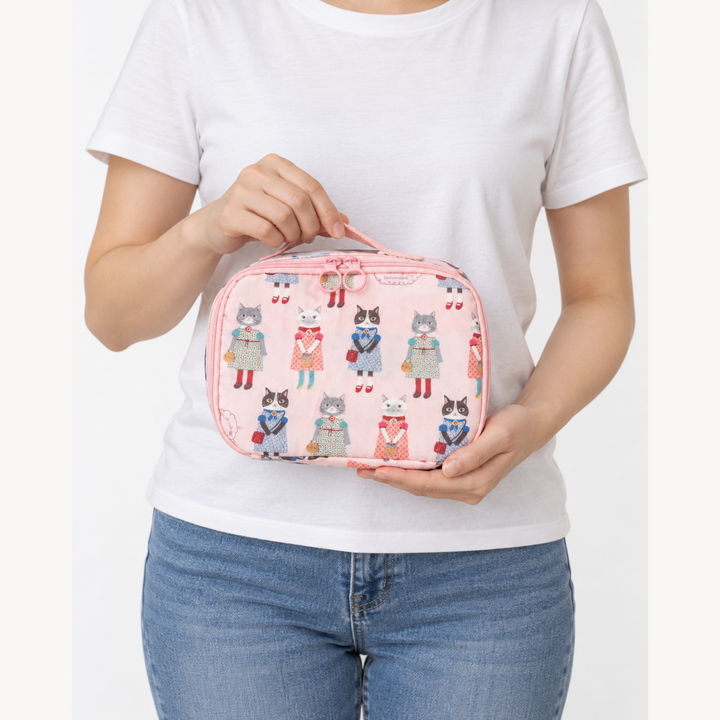 Kusuguru Japan Hanging Toiletry Bag & Removable Mesh Pouch image 2
