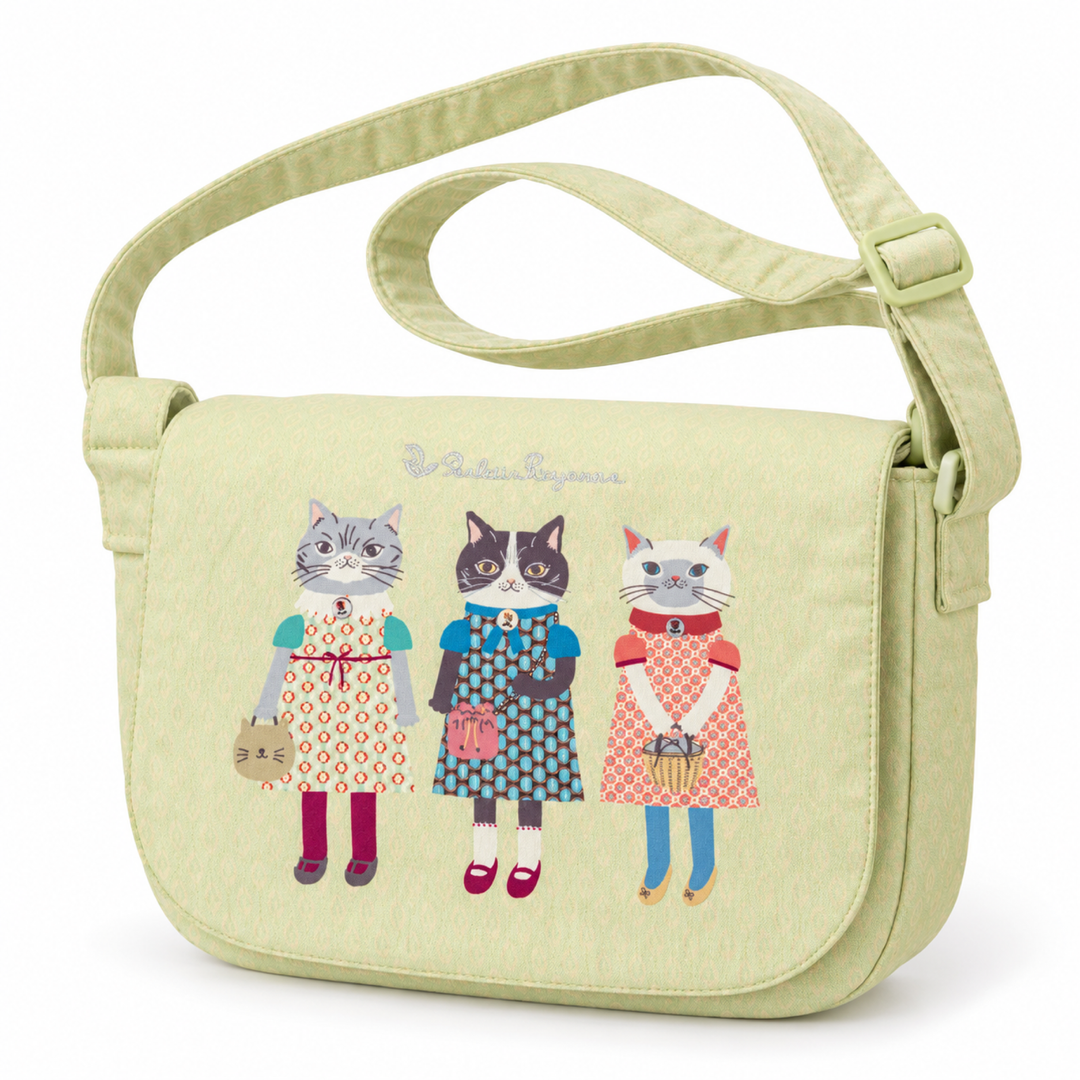 Kusuguru Japan Princess Cat Crossbody Bag & Shoulder Purse