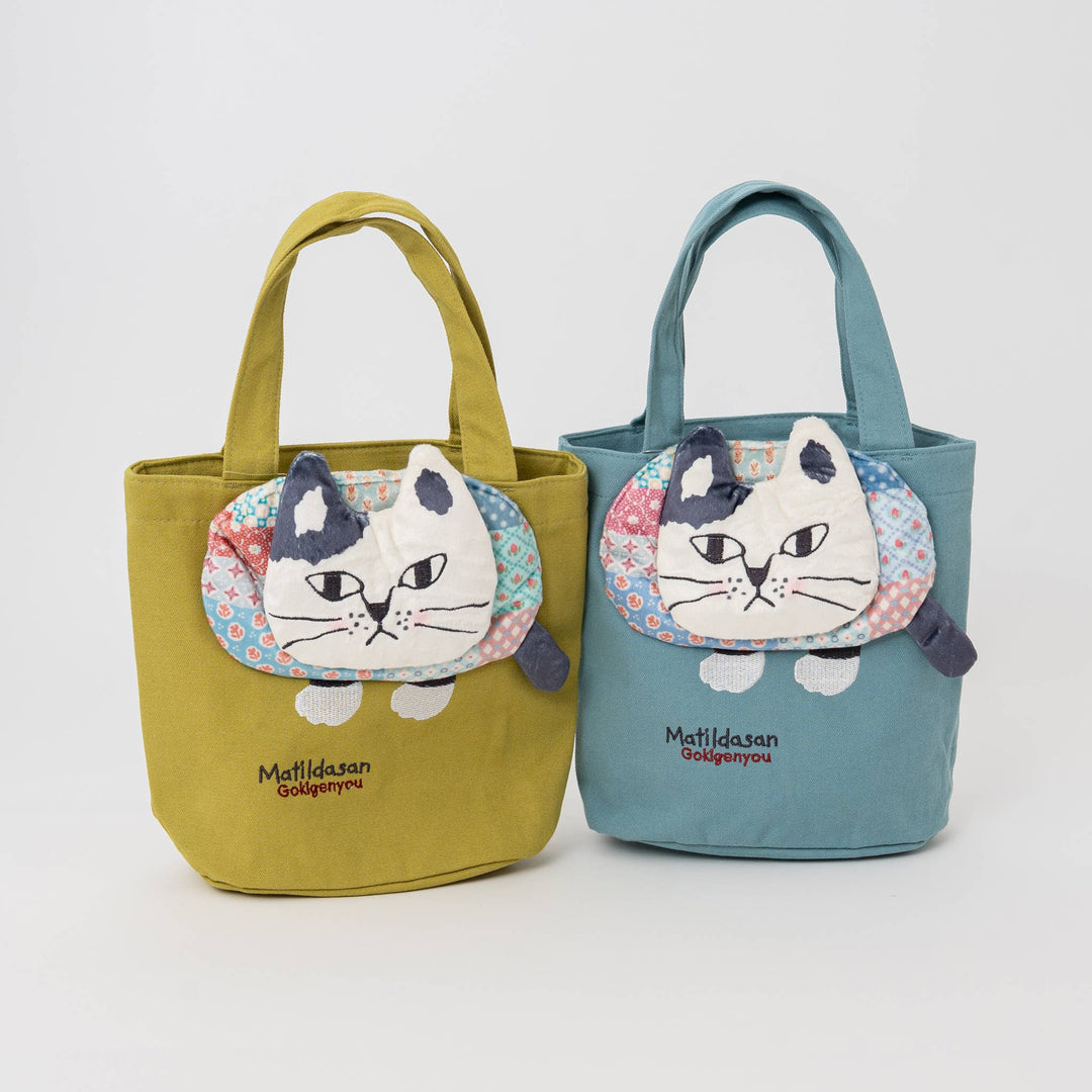 Kusuguru Japanese Canvas Mini Tote Bag