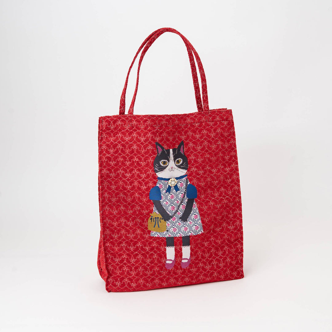 Kusuguru "Honey Bean Princes" Jacquard Tote Premium Chenille