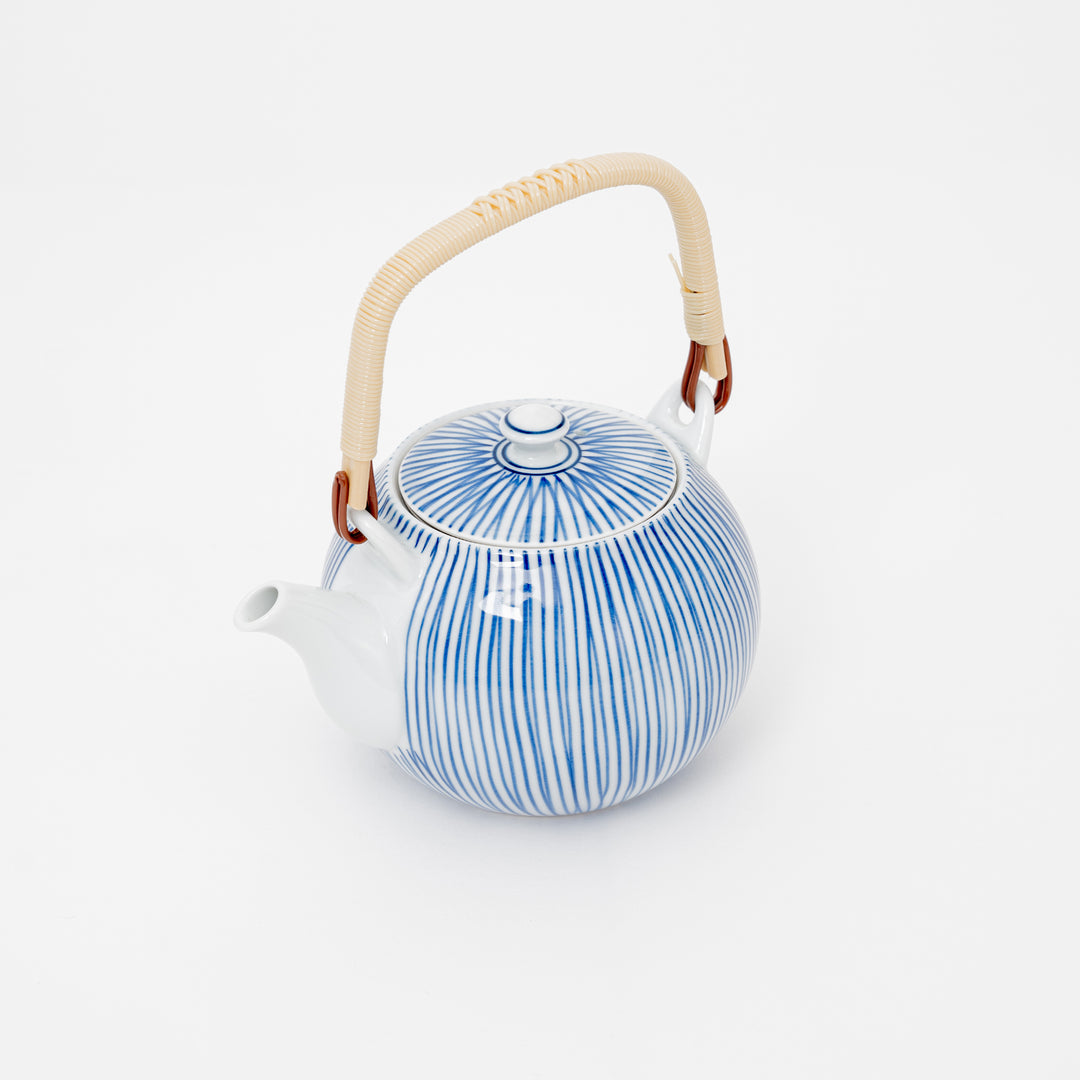 Classic Blue & White Sensuji Handheld Teapot