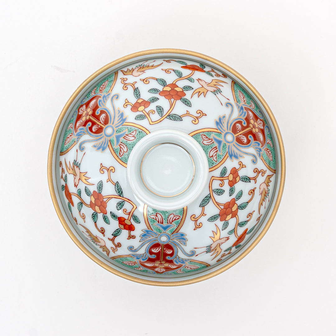 Handmade Arita Ware Ko-Imari Style Lidded Bowl