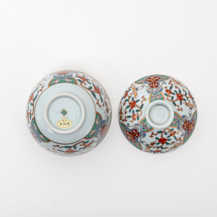 Handmade Arita Ware Ko-Imari Style Lidded Bowl