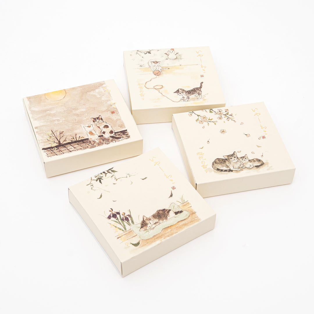 Kousaido Iyashi Neko Healing Cat Incense Series – Japanese Seasonal Fragrances