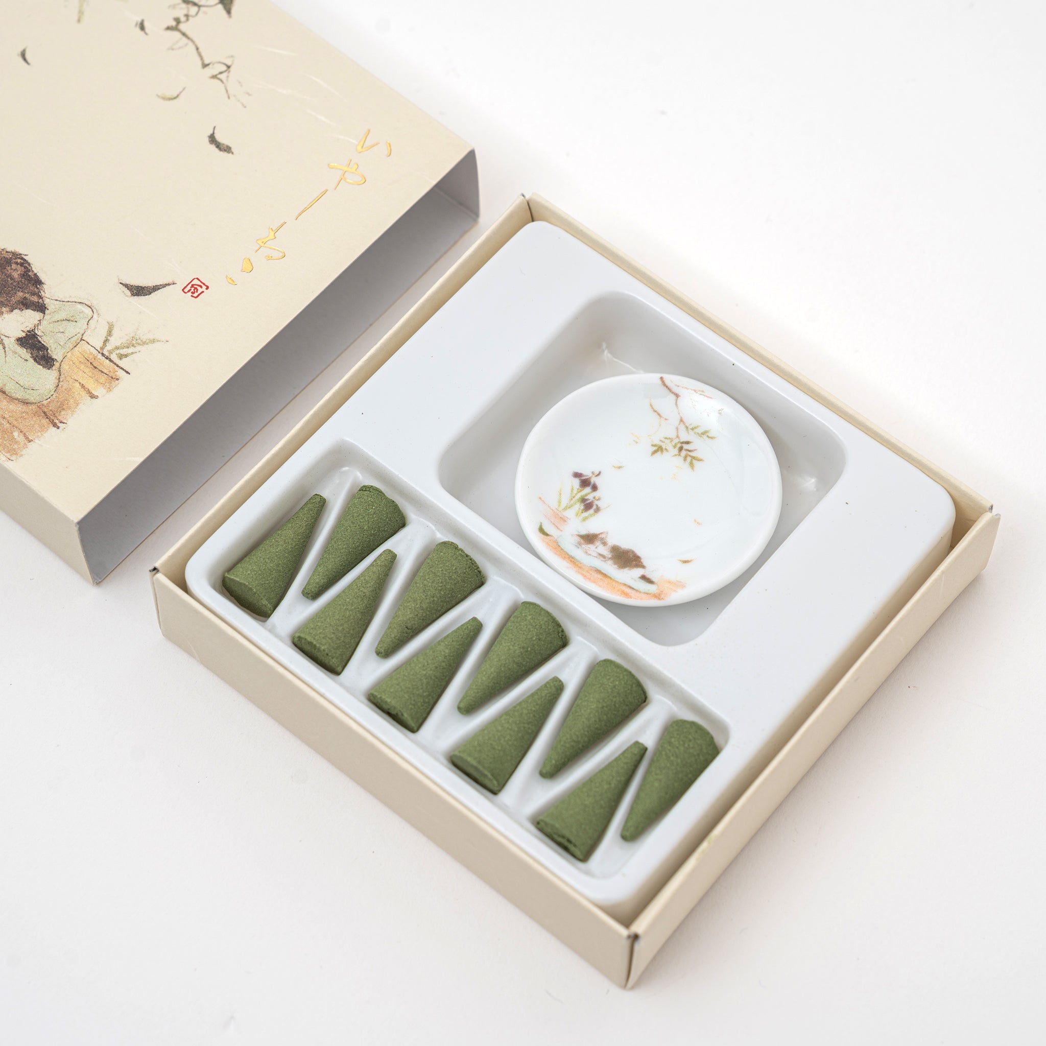 Kousaido “Iyashi Neko” Healing Cat Incense Series – Japanese