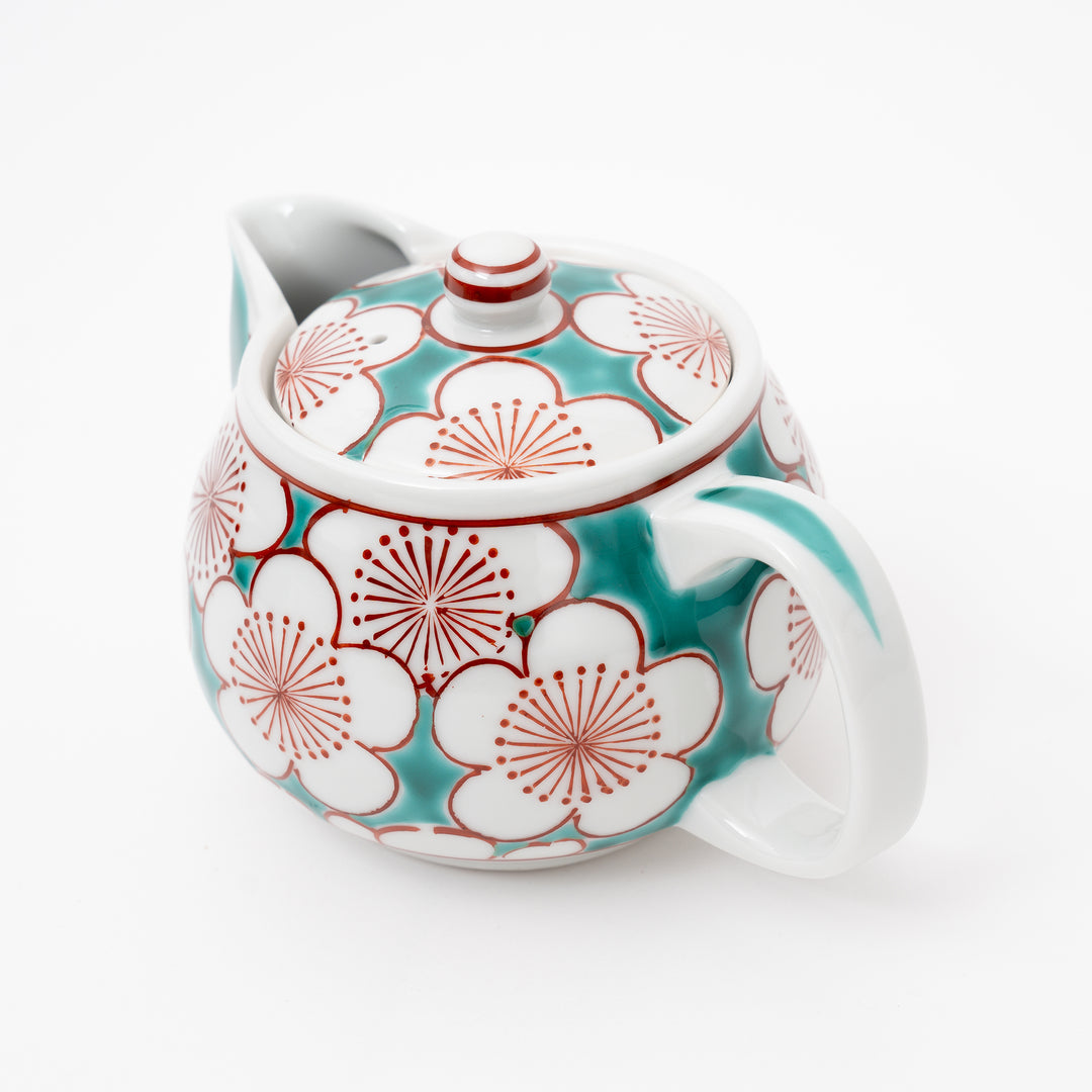 Kutani Plum Blossom Teapot Set