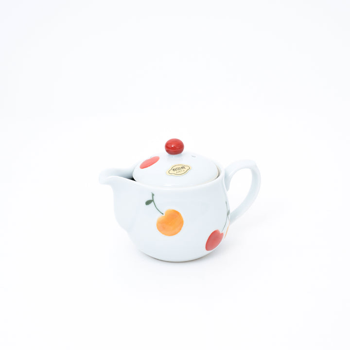 handmade arita ware cherry mini teapot 