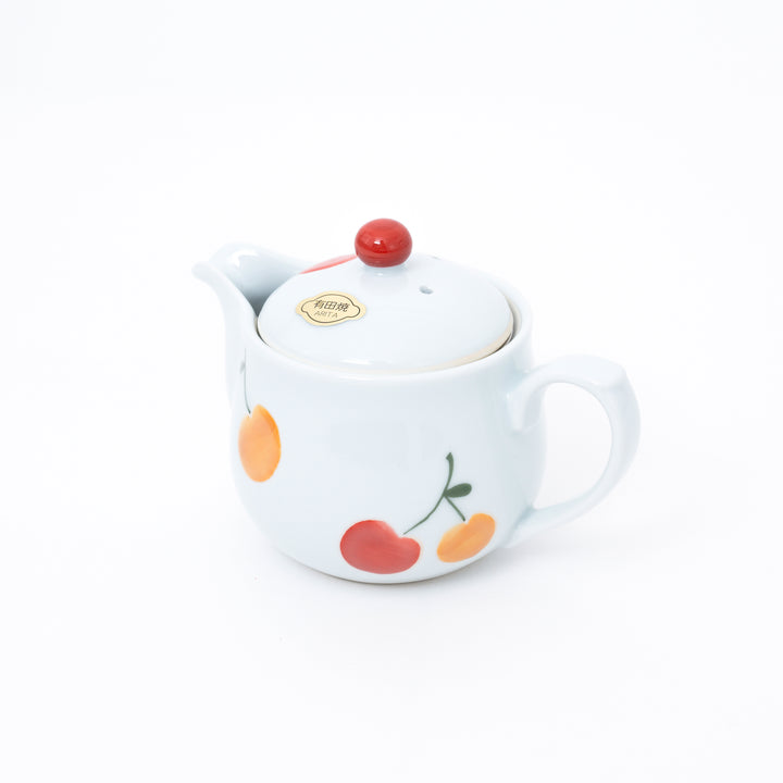 Arita Ware Porcelain Cherry Mini Teapot