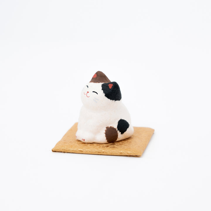 handcrafted Cute Washi Paper Cat Figurine