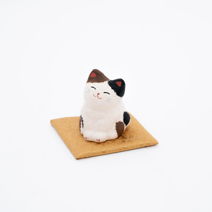 handcrafted Cute Washi Paper Cat Figurine