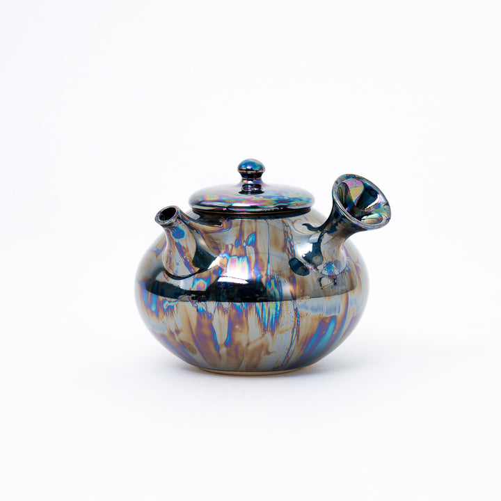 Handmade Tokoname Black Pearl Teapot by Yutaka